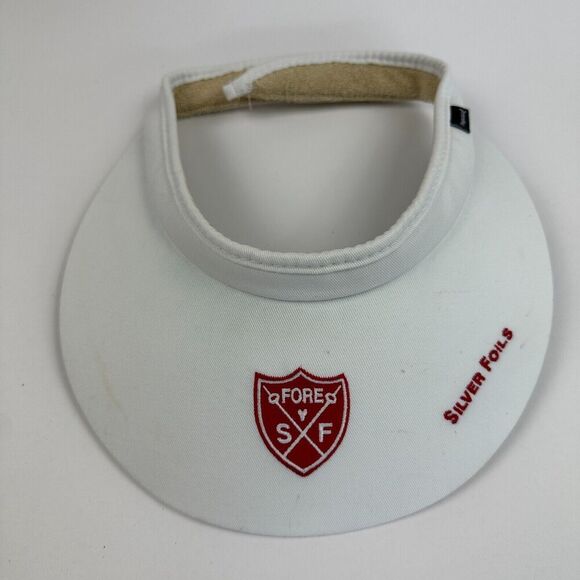 VINTAGE Imperial The Silver Foils 1909 Women's Amateur Golf Association Visor - Picture 3 of 9